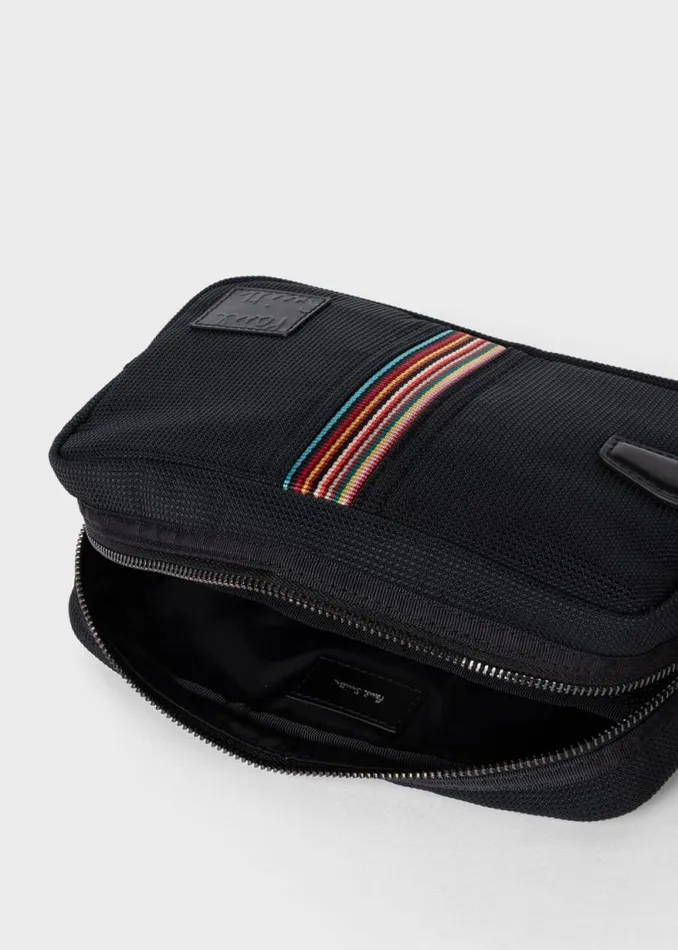 MensWomens Paul Smith Bags Black 039Signature Stripe039 Wash Bag MensWomens Paul Smith Bags Black 039Signature Stripe039 Wash Bag