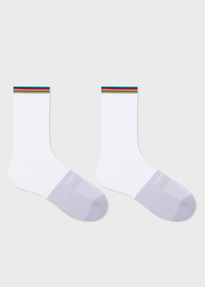 MensWomens Paul Smith Cycling White 039Signature Stripe039 Cycling Socks MensWomens Paul Smith Cycling White 039Signature Stripe039 Cycling Socks