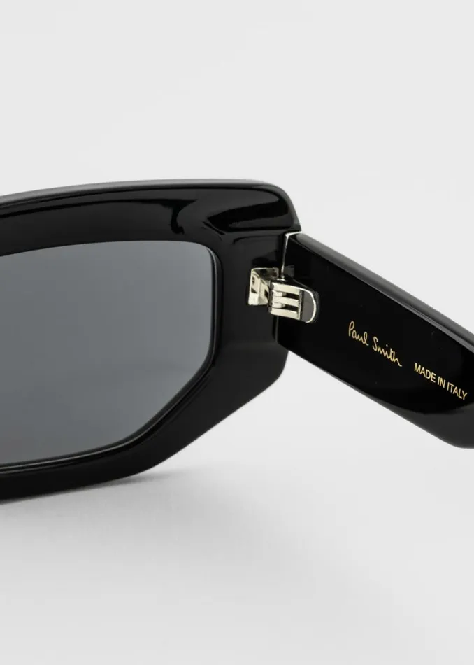 MensWomens Paul Smith Eyewear Black Stripe 039Kennet039 Sunglasses MensWomens Paul Smith Eyewear Black Stripe 039Kennet039 Sunglasses