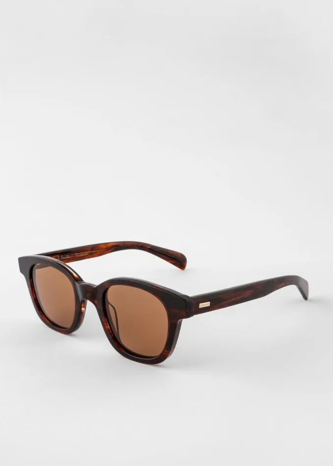 MensWomens Paul Smith Eyewear Havana 039Glover039 Sunglasses MensWomens Paul Smith Eyewear Havana 039Glover039 Sunglasses