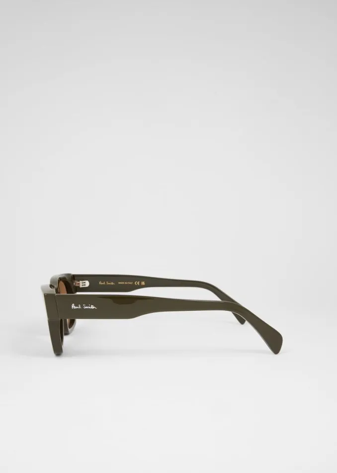 MensWomens Paul Smith Eyewear Olive 039Loxham039 Sunglasses MensWomens Paul Smith Eyewear Olive 039Loxham039 Sunglasses