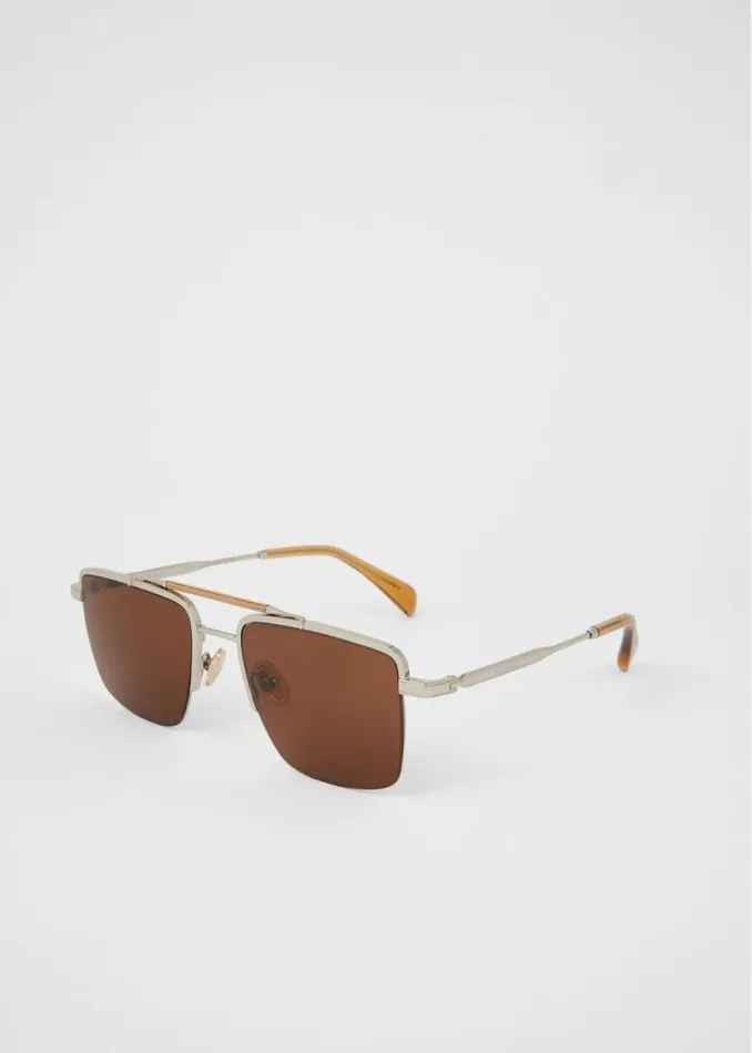 MensWomens Paul Smith Eyewear Silver Caramel 039Landor039 Sunglasses MensWomens Paul Smith Eyewear Silver Caramel 039Landor039 Sunglasses