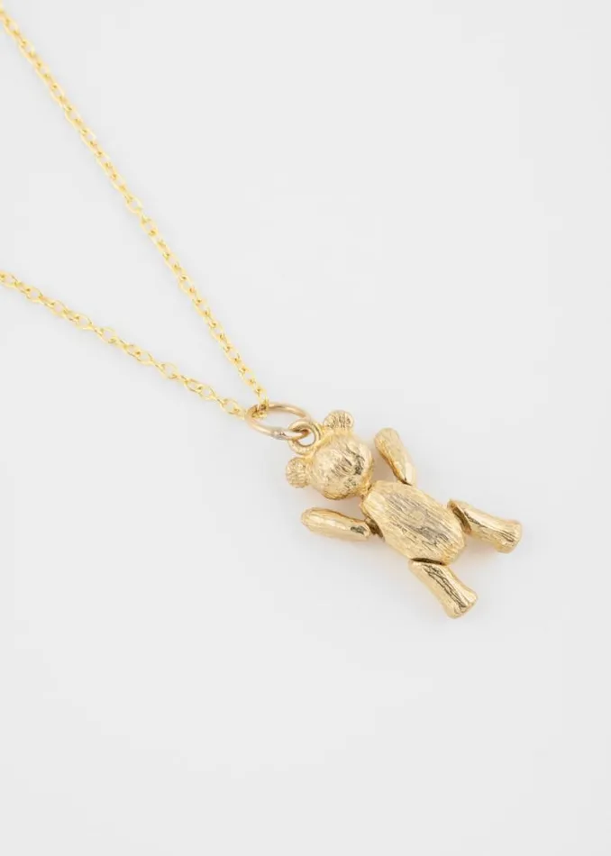 MensWomens Paul Smith Jewellery and Keyrings 039Artfully Articulated Bear039 Vintage Gold Necklace By Baroque Rocks MensWomens Paul Smith Jewellery and Keyrings 039Artfully Articulated Bear039 Vintage Gold Necklace By Baroque Rocks