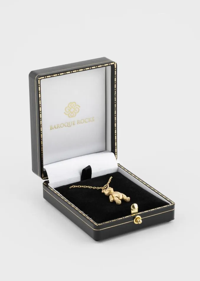 MensWomens Paul Smith Jewellery and Keyrings 039Artfully Articulated Bear039 Vintage Gold Necklace By Baroque Rocks MensWomens Paul Smith Jewellery and Keyrings 039Artfully Articulated Bear039 Vintage Gold Necklace By Baroque Rocks