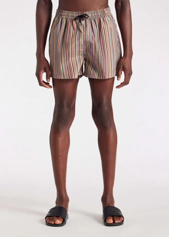 MensWomens Paul Smith Monogrammed Gifts 039Signature Stripe039 Swim Shorts