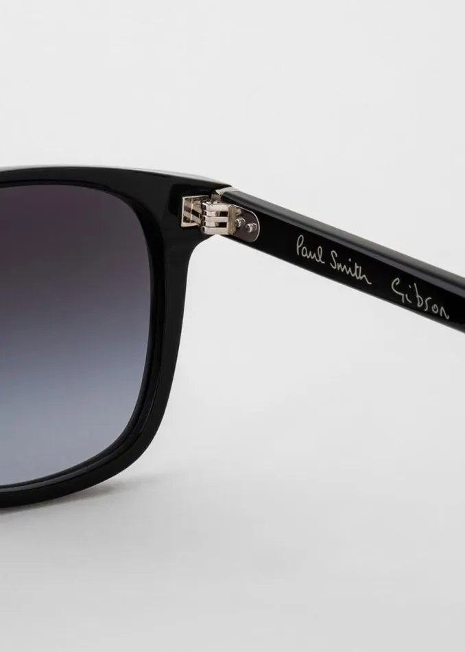 MensWomens Paul Smith Monogrammed Gifts Black 039Gibson039 Sunglasses MensWomens Paul Smith Monogrammed Gifts Black 039Gibson039 Sunglasses