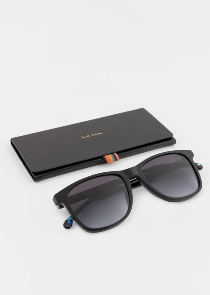 MensWomens Paul Smith Monogrammed Gifts Black 039Gibson039 Sunglasses MensWomens Paul Smith Monogrammed Gifts Black 039Gibson039 Sunglasses