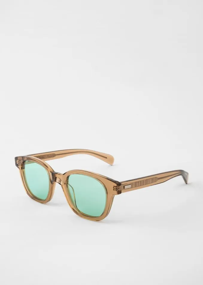 MensWomens Paul Smith Monogrammed Gifts Light Brown 039Glover039 Sunglasses MensWomens Paul Smith Monogrammed Gifts Light Brown 039Glover039 Sunglasses
