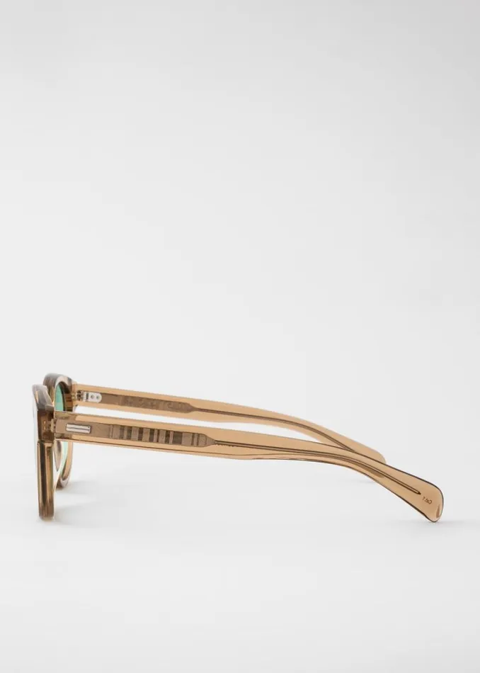 MensWomens Paul Smith Monogrammed Gifts Light Brown 039Glover039 Sunglasses MensWomens Paul Smith Monogrammed Gifts Light Brown 039Glover039 Sunglasses
