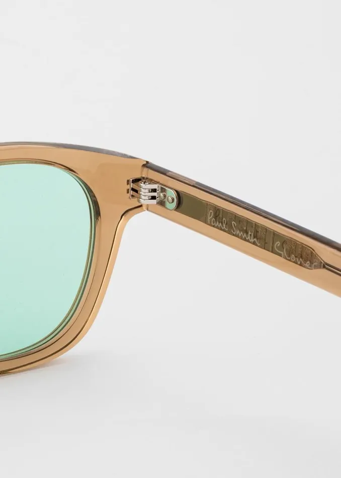 MensWomens Paul Smith Monogrammed Gifts Light Brown 039Glover039 Sunglasses MensWomens Paul Smith Monogrammed Gifts Light Brown 039Glover039 Sunglasses