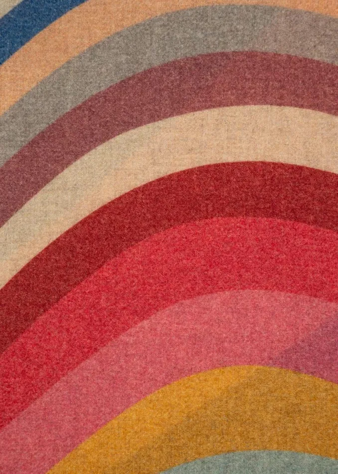 MensWomens Paul Smith Monogrammed Gifts WoolCashmere 039Swirl039 Stripe Scarf MensWomens Paul Smith Monogrammed Gifts WoolCashmere 039Swirl039 Stripe Scarf