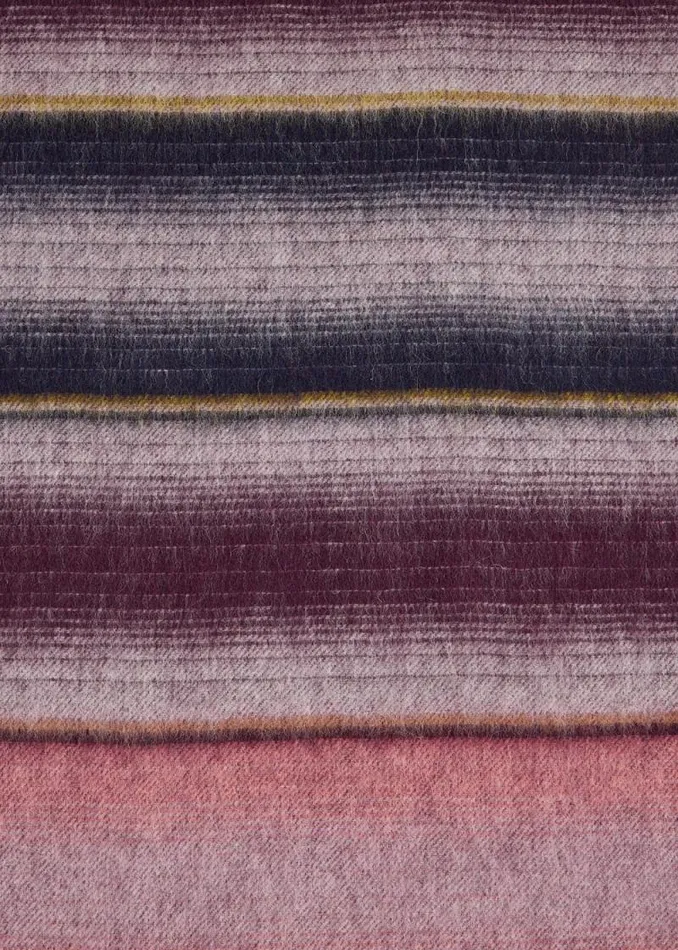 MensWomens Paul Smith Scarves Pink Stripe Wool Scarf MensWomens Paul Smith Scarves Pink Stripe Wool Scarf