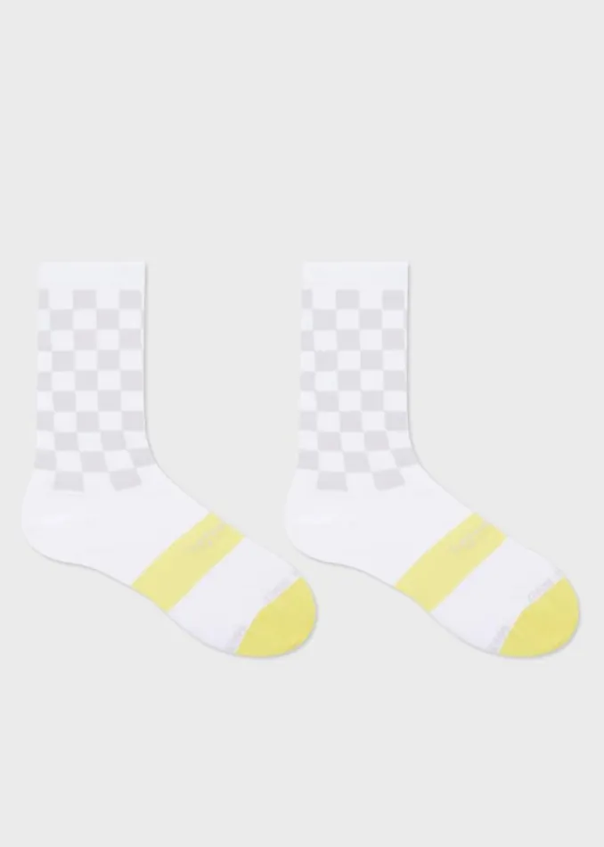 MensWomens Paul Smith Socks White Checkerboard Cycling Socks MensWomens Paul Smith Socks White Checkerboard Cycling Socks