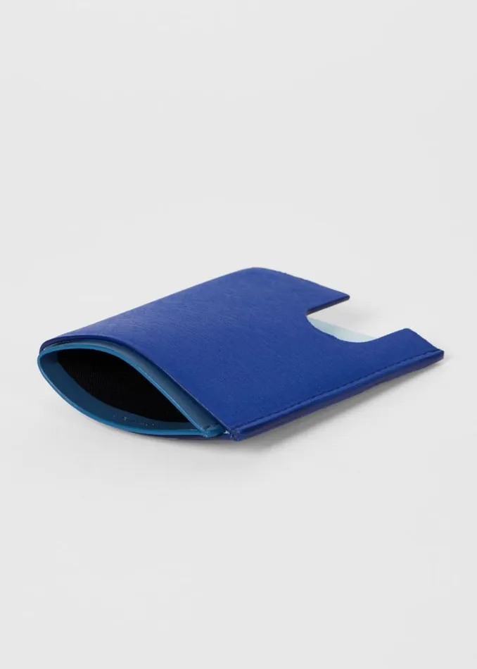 MensWomens Paul Smith Wallets Blue PopUp Leather Card Holder MensWomens Paul Smith Wallets Blue PopUp Leather Card Holder