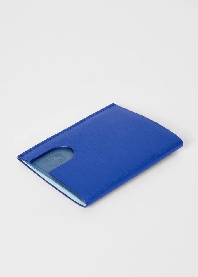 MensWomens Paul Smith Wallets Blue PopUp Leather Card Holder MensWomens Paul Smith Wallets Blue PopUp Leather Card Holder