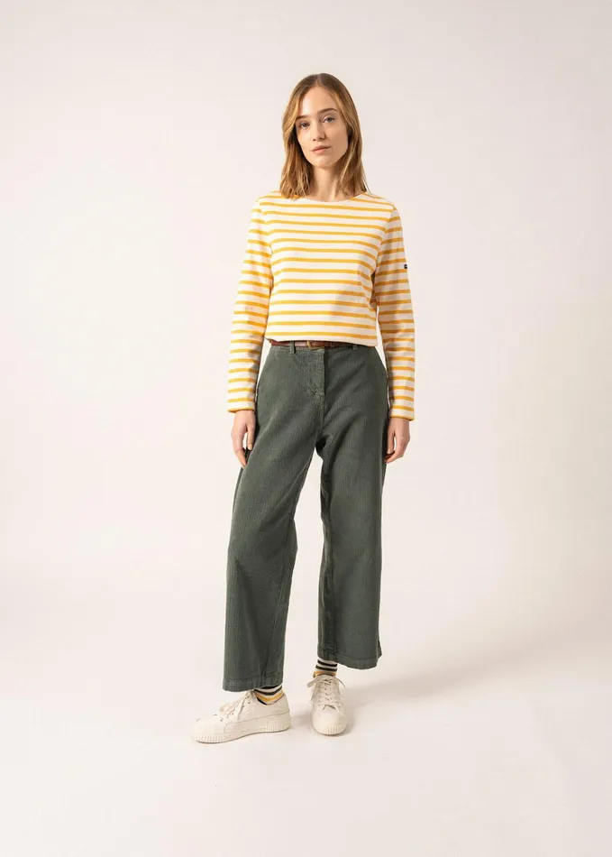 Meridame Ii Authentic Breton Shirt Heavyweight Cotton Ivoryamber Women Saint James Aw24