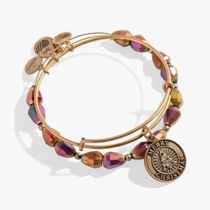 Merry Christmas Charm Bangle Set Of 2 Rafaelian Gold Women Alex And Ani Jewelry Sets Merry Christmas Charm Bangle Set Of 2 Rafaelian Gold Women Alex And Ani Jewelry Sets