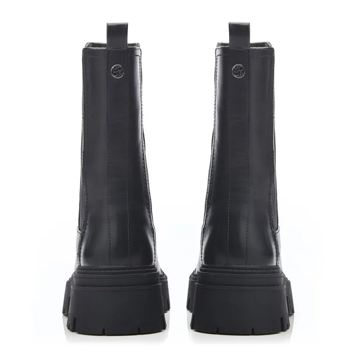 MidCalf Boots Women Moda In Pelle Ashlynn Black Porvair