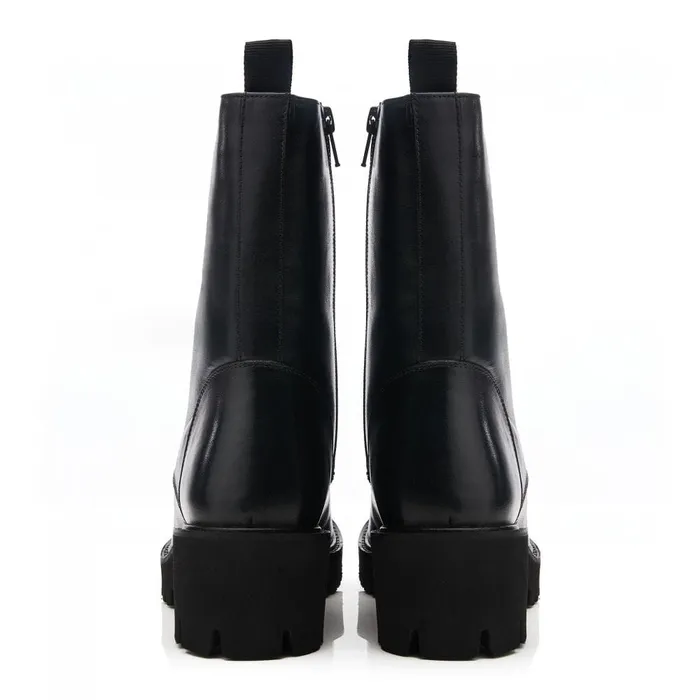 MidCalf Boots Women Moda In Pelle Bsoleful BKortez Black Leather