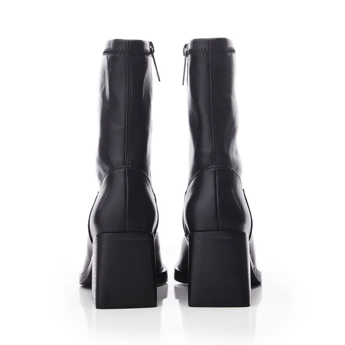 MidCalf Boots Women Moda In Pelle Myler Black Porvair