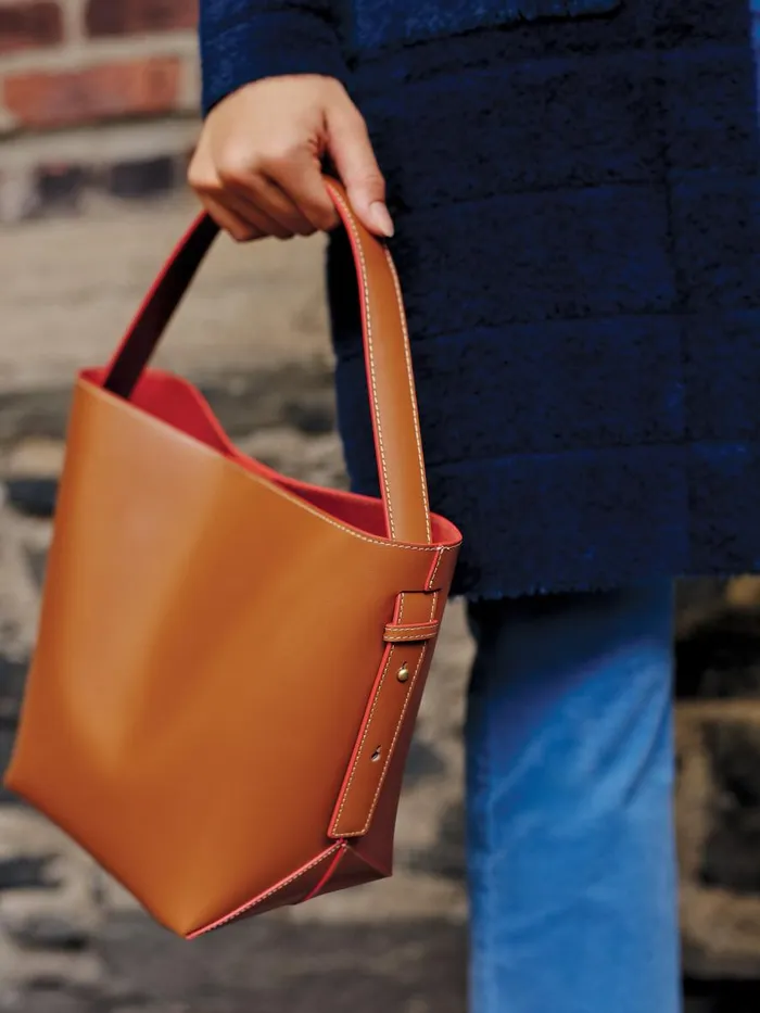 Mini Totes and Crossbody Bags WomenMen JMcLaughlin Crawford Leather Bucket Bag Vachetta Mini Totes and Crossbody Bags WomenMen JMcLaughlin Crawford Leather Bucket Bag Vachetta