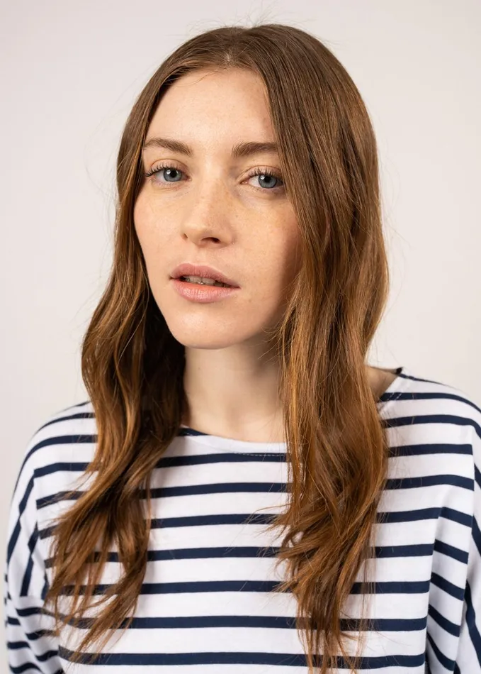 Minquiers Drop Ii DropShoulder Breton Striped Shirt Soft Cotton Straight Fit Whitenavy Women Saint James Breton Striped Shirts