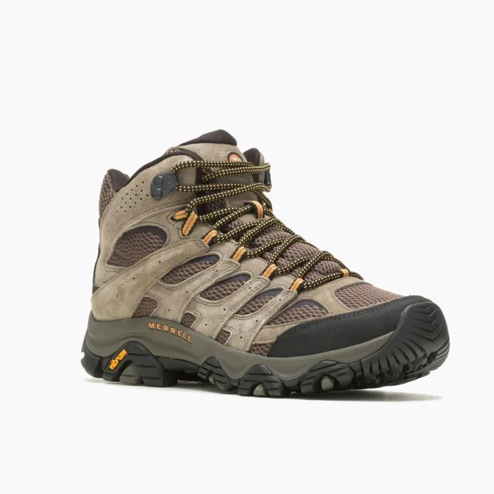 Moab 3 Mid Wide Width Walnut Men Merrell Boots