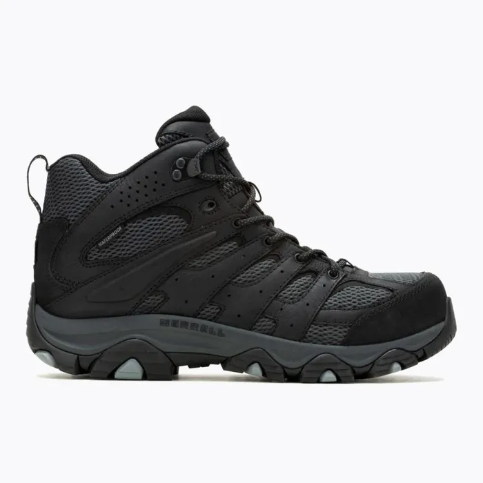Moab Vertex 2 Mid Waterproof Carbon Fiber Work Boot Wide Width Blackgranite Men Merrell Boots
