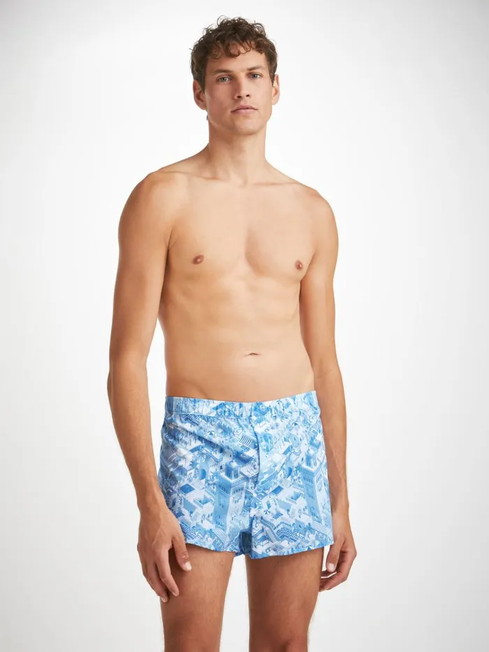 Modern Fit Boxer Shorts Men Derek Rose Modern Fit Boxers Ledbury 70 Cotton Batiste Blue Modern Fit Boxer Shorts Men Derek Rose Modern Fit Boxers Ledbury 70 Cotton Batiste Blue