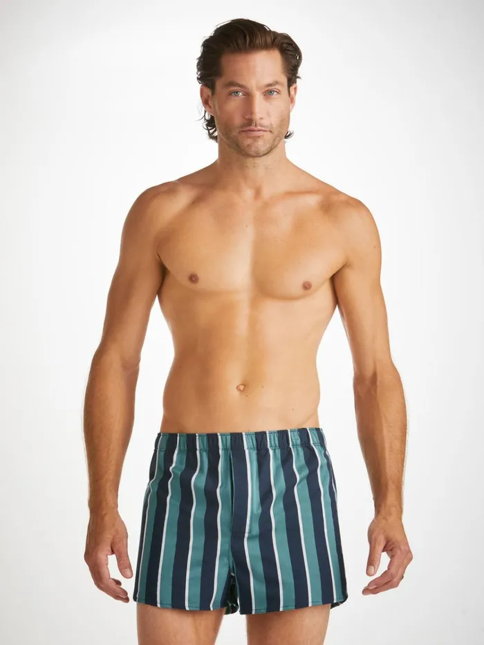 Modern Fit Boxer Shorts Men Derek Rose Modern Fit Boxers Royal 221 Cotton Teal Modern Fit Boxer Shorts Men Derek Rose Modern Fit Boxers Royal 221 Cotton Teal