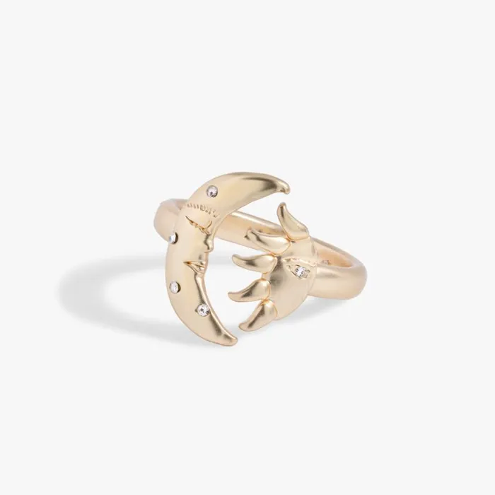 Moon And Sun Wrap Ring Antique Gold Women Alex And Ani Rings Moon And Sun Wrap Ring Antique Gold Women Alex And Ani Rings