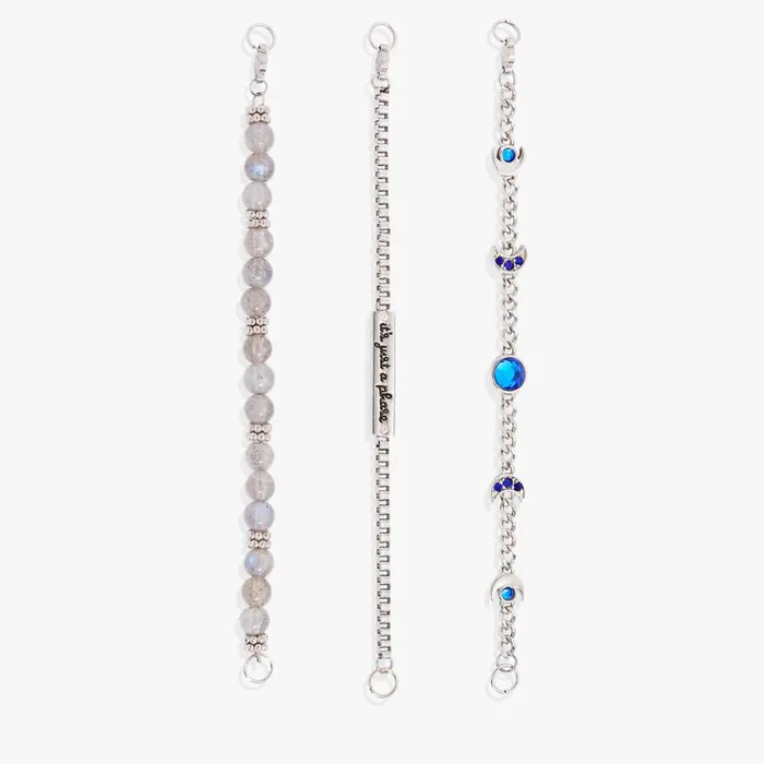 Moon Phase Stranded Bracelet Set Stainless Steel Silver Women Alex And Ani Growth New Beginnings Moon Phase Stranded Bracelet Set Stainless Steel Silver Women Alex And Ani Growth New Beginnings