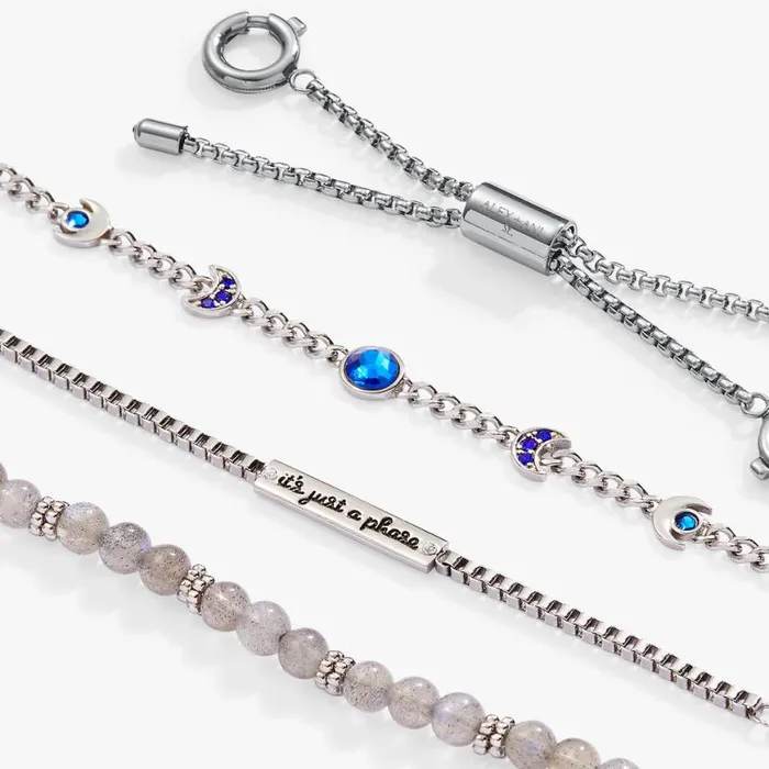 Moon Phase Stranded Bracelet Set Stainless Steel Silver Women Alex And Ani Growth New Beginnings Moon Phase Stranded Bracelet Set Stainless Steel Silver Women Alex And Ani Growth New Beginnings