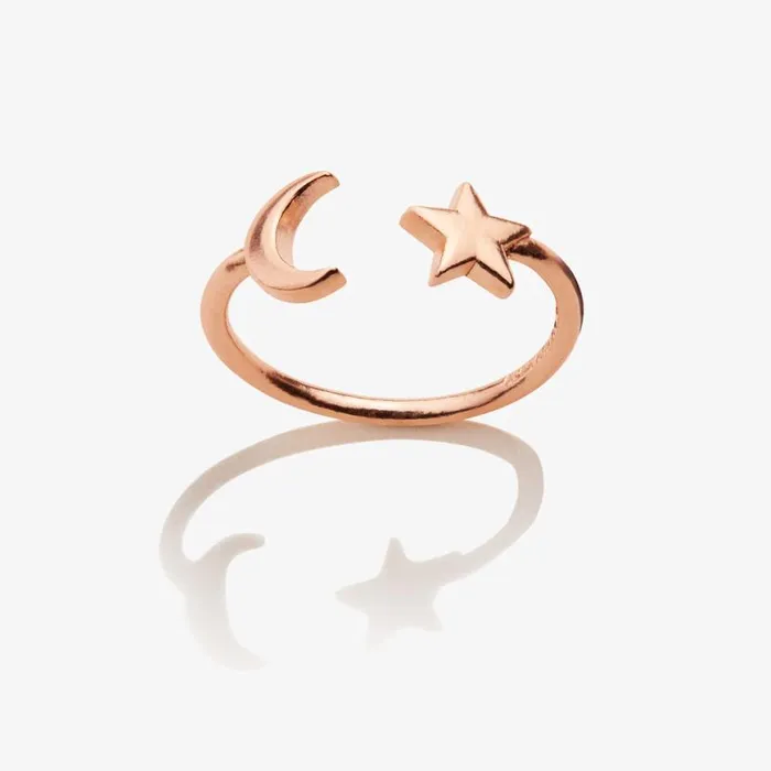 Moon Star Ring Wrap Sterling Silver Women Alex And Ani Growth New Beginnings