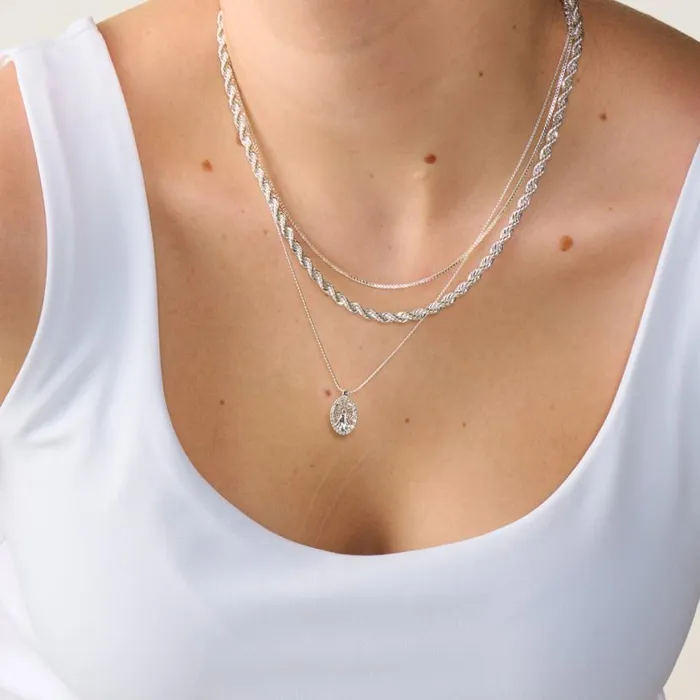 Mother Mary Charm Necklace Silver Women Alex And Ani Easter