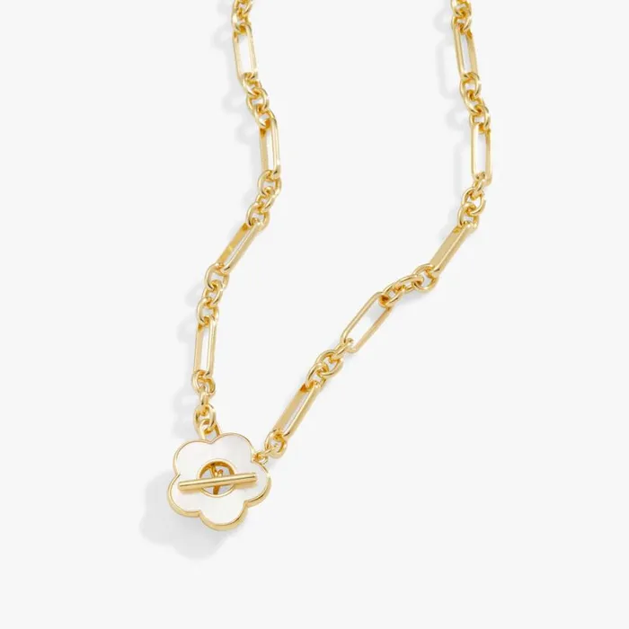Mother Of Pearl Daisy Toggle Necklace Gold Women Alex And Ani Luck Prosperity