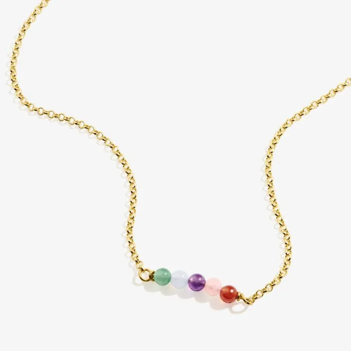 MultiGemstone Chain Necklace Silver Women Alex And Ani Necklaces MultiGemstone Chain Necklace Silver Women Alex And Ani Necklaces