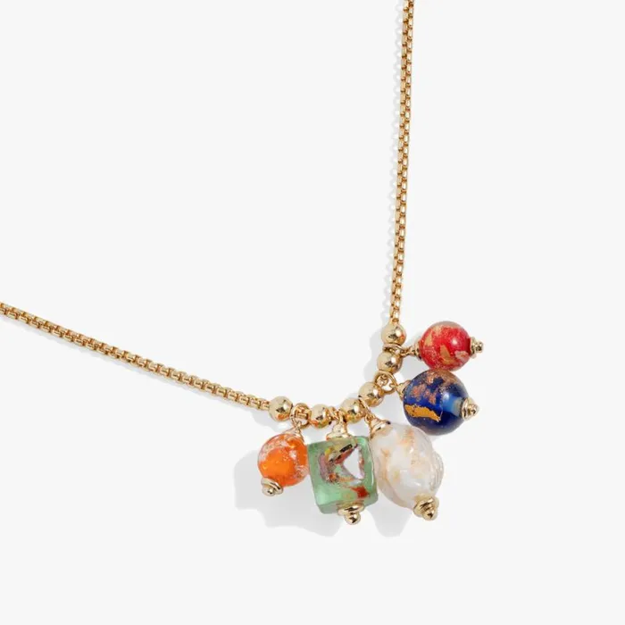 Murano Beads Slider Necklace Gold Women Alex And Ani Necklaces