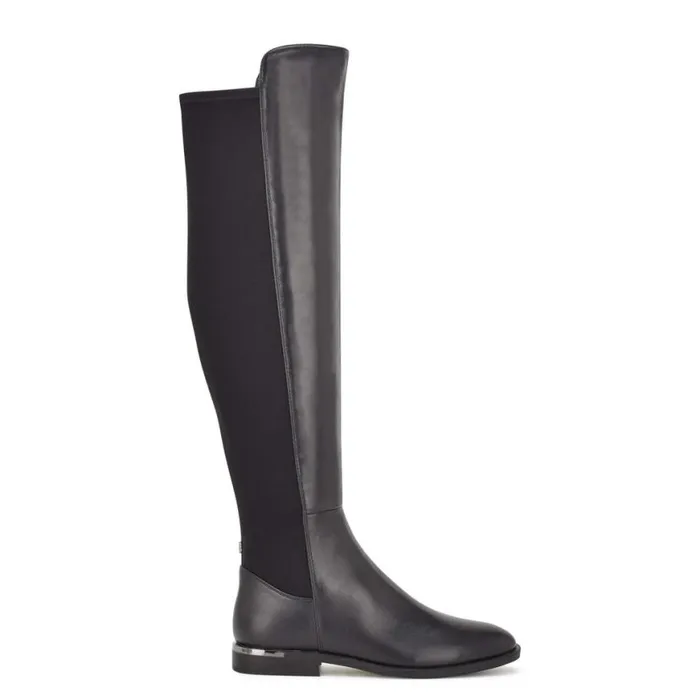 Nine West Boots and Booties Women Allair Stretch Back Over The Knee Boots Black Nine West Boots and Booties Women Allair Stretch Back Over The Knee Boots Black