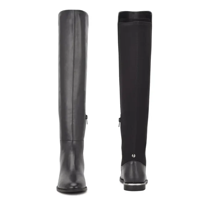 Nine West Boots and Booties Women Allair Stretch Back Over The Knee Boots Black Nine West Boots and Booties Women Allair Stretch Back Over The Knee Boots Black