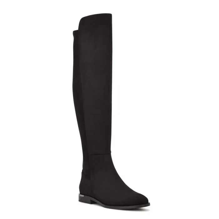Nine West Boots and Booties Women Allair Wide Calf Over The Knee Boots Black Nine West Boots and Booties Women Allair Wide Calf Over The Knee Boots Black