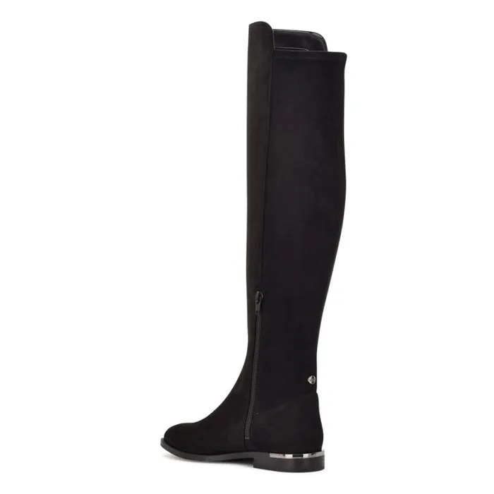 Nine West Boots and Booties Women Allair Wide Calf Over The Knee Boots Black Nine West Boots and Booties Women Allair Wide Calf Over The Knee Boots Black