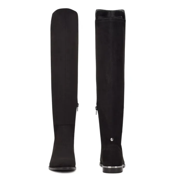 Nine West Boots and Booties Women Allair Wide Calf Over The Knee Boots Black Nine West Boots and Booties Women Allair Wide Calf Over The Knee Boots Black
