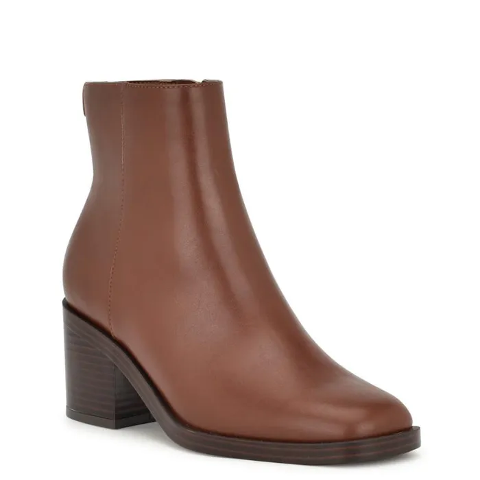 Nine West Boots and Booties Women Amatto Dress Booties Brown