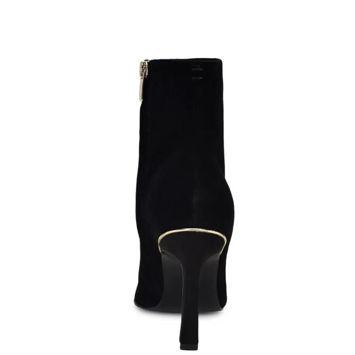 Nine West Boots and Booties Women Baey Dress Ankle Booties Black Suede