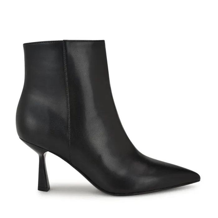 Nine West Boots and Booties Women Bunie Dress Ankle Booties Black Smooth