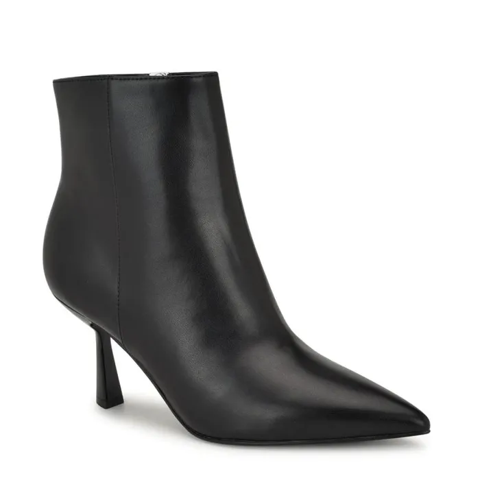 Nine West Boots and Booties Women Bunie Dress Ankle Booties Black Smooth