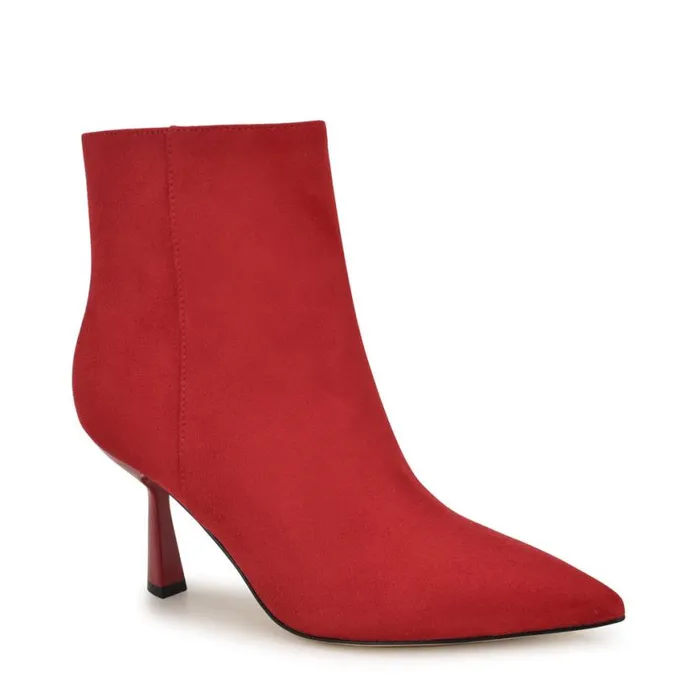 Nine West Boots and Booties Women Bunie Dress Ankle Booties Red