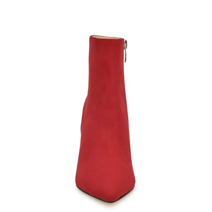 Nine West Boots and Booties Women Bunie Dress Ankle Booties Red