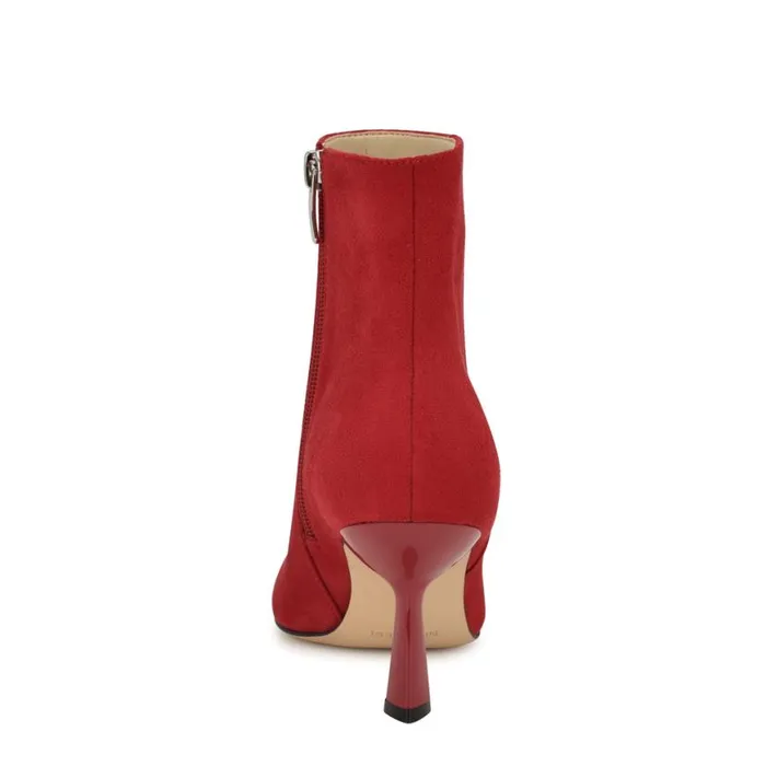 Nine West Boots and Booties Women Bunie Dress Ankle Booties Red